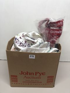 BOX OF ASSORTED JOHN LEWIS SOFT FURNISHINGS