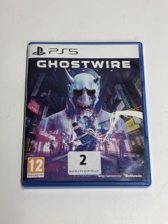 SONY PLAYSTATION 5 GAME: GHOSTWIRE