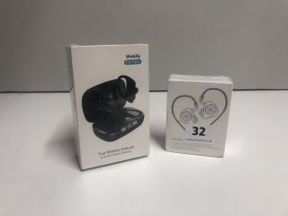 TWO PAIRS OF WIRELESS EARBUDS