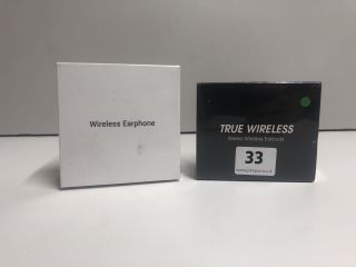 TWO PAIRS OF WIRELESS EARBUDS