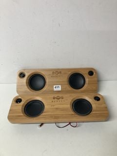 2 X MARLEY WIRELESS SPEAKER SYSTEMS