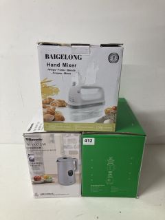 HOMEWARES TO INCLUDE A BAIGELON HAND MIXER