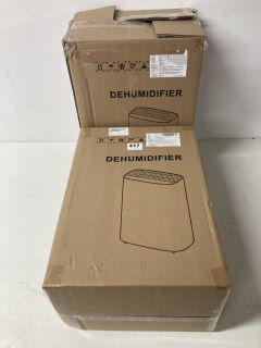 2 X DEHUMIDIFIERS