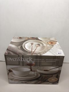 OVER & BACK DINNER WARE SET