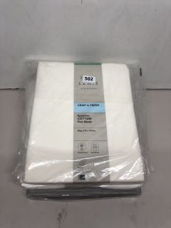 3 X ITEMS INC EGYPTIAN COTTON FLAT SHEET