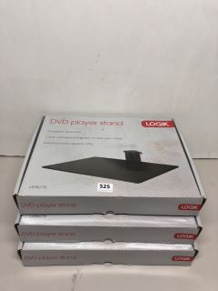 3 X LOGIK DVD PLAYER STANDS