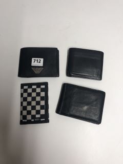 AN ARMANI WALLET AND A VANS WALLET