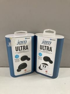 2 X JAM ULTRA BLUETOOTH EARBUDS