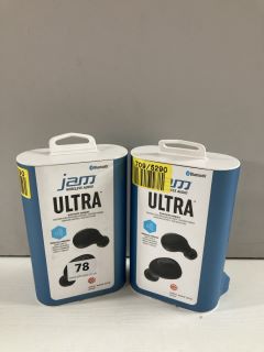 2 X JAM ULTRA BLUETOOTH EARBUDS