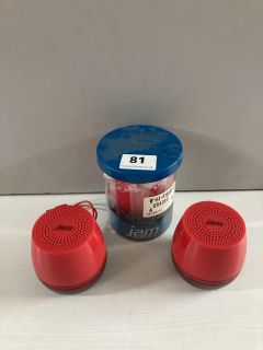 3 X JAM WIRELESS SPEAKERS