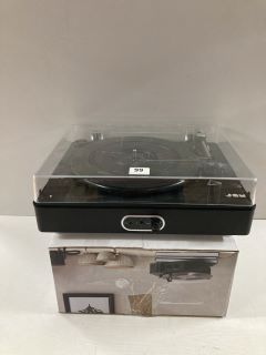 2 X VINTAGE STYLE LP TURNTABLES