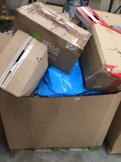 PALLET OF ASSORTED ITEMS INC CANON PRINTER & AIR FRYER