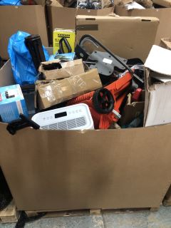 PALLET OF ASSORTED ITEMS INC KARCHER STEAM MOP & VACUUM CLEANER