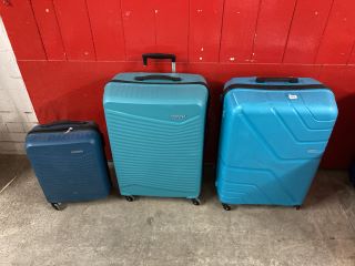 3X AMERICAN TOURISTER SUITCASES