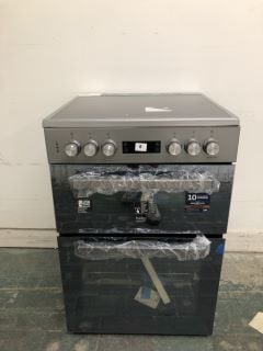 BEKO FREESTANDING DOUBLE ELECTRIC OVEN MODEL NUMBER: XDC663SM