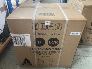 RUSSELL HOBBS TABLE TOP FRIDGE RHTTFOE1B-LCK (SEALED)