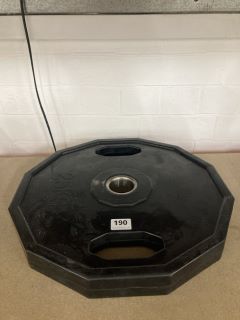 25KG RUBBER RADIAL DISC WEIGHT