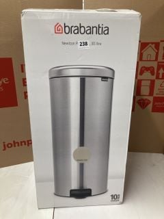 BRABANTIA NEWLCON 30L STAINLESS STEEL KITCHEN BIN