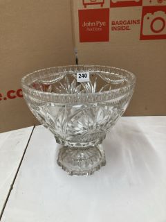 GLASS PUNCH BOWL