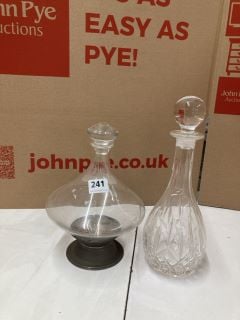 2 X ITEMS INC WINE DECANTER