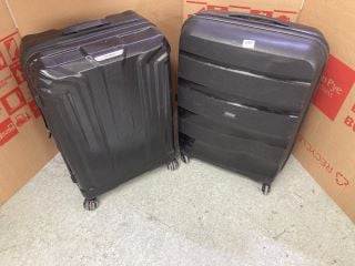 2 X AMERICAN TOURISTER WHEELED SPINNER HARDSHELL SUITCASES