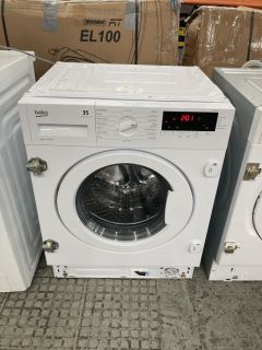 BEKO 8KG INTEGRATED WASHING MACHINE MODEL: WTIK84111F RRP: £349