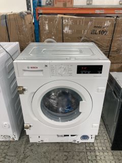 BOSCH 8KG INTEGRATED WASHING MACHINE MODEL: WIW28302GB RRP: £749