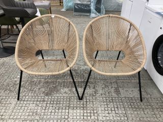 PAIR OF JOHN LEWIS SALSA CHAIRS