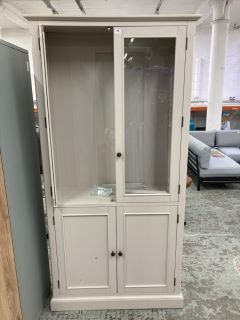 JOHN LEWIS FOXMOOR TALL GLASS DISPLAY CABINET