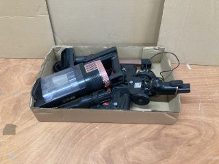 BOX OF ASSORTED HANDHELD VACUUM PARTS INC SHARK