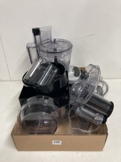 CUISINART FOOD PROCESSOR & ATTACHMENTS