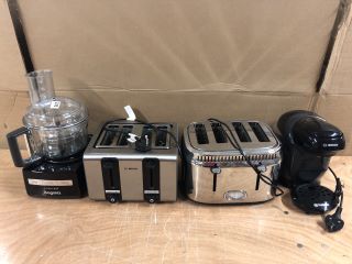 QTY OF KITCHEN ITEMS INC BOSCH COFFEE MACHINE