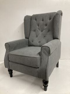 SMALL GREY ARMCHAIR