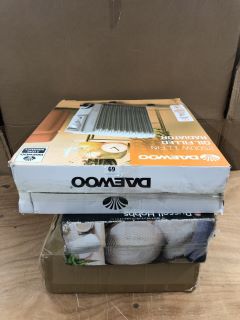 QTY OF SPACE HEATERS INC DAEWOO OIL FILLED RADIATOR