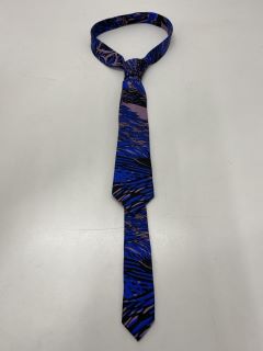 PAUL SMITH MEN PRINT TIE.., SIZE-6CM, 100% SILK WOVEN -RRP £103