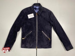 PAUL SMITH GENTS SUEDE JACKET, 100% LAMB SUEDE LEATHER,SIZE SMALL,