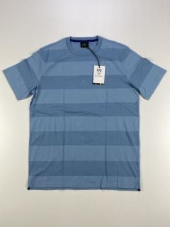 PAUL SMITH MENS SS REG FIT TSHIRT, SIZE-L, 100% ORGANIC COTTON -RRP £73