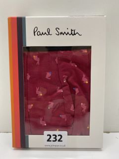 PAUL SMITH MEN TRUNK, SIZE-S, 94% COTTON 6% SPANDEX KNITTED -RRP £27