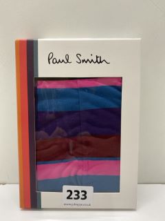 PAUL SMITH MEN TRUNK, SIZE-M, 94% COTTON 6% SPANDEX KNITTED -RRP £27