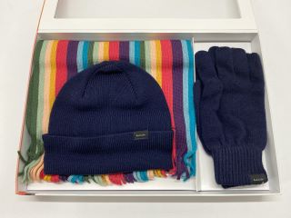 PAUL SMITH PS GIFT SET SIZE-0, 100% WOOL WITH 95% CASHMERE 5% WOOL -RRP £221