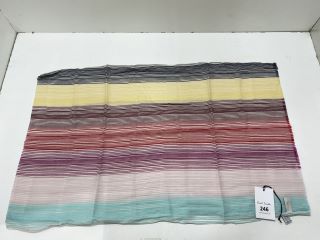 PAUL SMITH WOMEN SCARF CRINKLE SWIRL, SIZE-0, 100% COTTON WOVEN -RRP £120