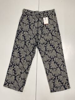 PAUL SMITH MENS PAISLEY TROUSER,100% COTTON,SIZE MEDIUM,RRP:£250