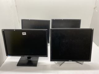 2 X ASSORTED MONITORS TO INC DELL 19" 1907FPI (NO BOX,NO POWER SUPPLY)+3 X ASSORTED MONITORS TO INC DELL 19" 1907FPI (NO BOX,NO POWER SUPPLY)