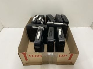 9 X IGEL MINI PC  IN BLACK: MODEL NO M340C (UNIT  ONLY) (HARD DRIVE REMOVED TO BE SOLD AS SALVAGE SPARE PARTS).   [JPTN40387]