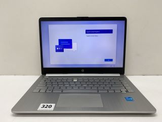 HP PAVILION LAPTOP 14-DQ2510SA 256GB LAPTOP IN SILVER. (UNIT  ONLY(NO CHARGER)) (MISSING KEYS). INTEL CORE I3-1115G4, 4GB RAM,   [JPTN40894]