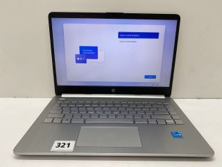 HP PAVILION LAPTOP 14-DQ2510SA 256GB LAPTOP IN SILVER. (UNIT  ONLY(NO CHARGER)). INTEL CORE I3-1115G4, 4GB RAM,   [JPTN40893]