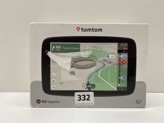 TOMTOM GO SUPERIOR SATNAV IN BLACK. (WITH BOX & ACCESSORIES)  [JPTN40885]