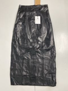 PAUL SMITH WOMENS SKIRT LEATHER,100% LAMB LEATHER,SIZE 38RRP:£510