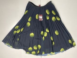 PAUL SMITH WOMENS PLEATED SKIRT, 100% POLYESTER,SIZE 42,RRP:£327