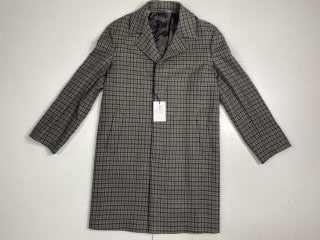 PAUL SMITH GENTS CAR COAT, 100% FLEECE WOOL/VIRGIN WOOL (SIZE 36/46RRP:£1056)